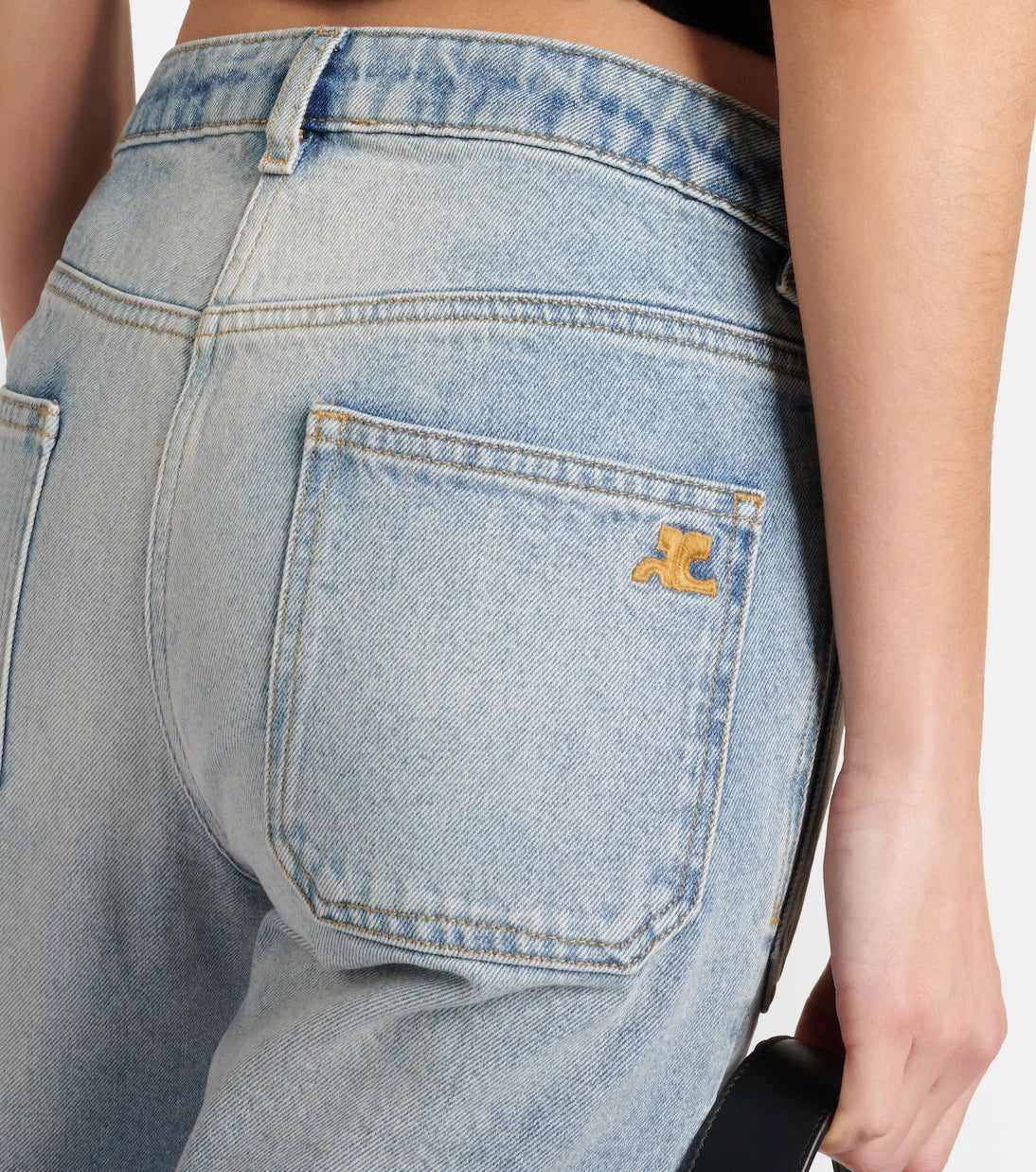 Courrèges - Low-rise bootcut jeans