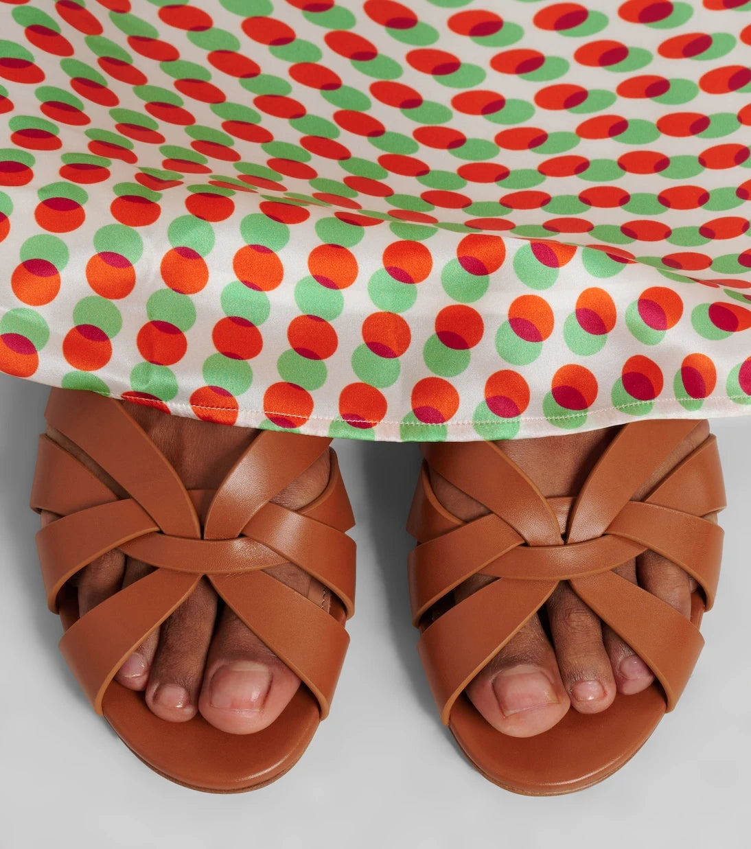 Aquazzura - Copacabana leather slides