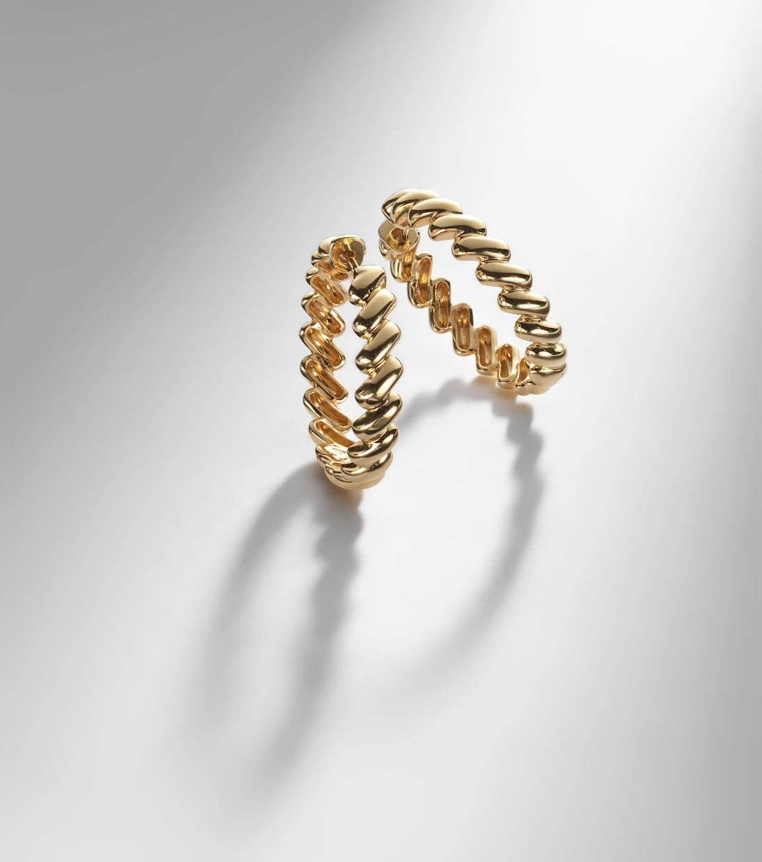 Anita Ko - Coil 18kt gold hoop earrings