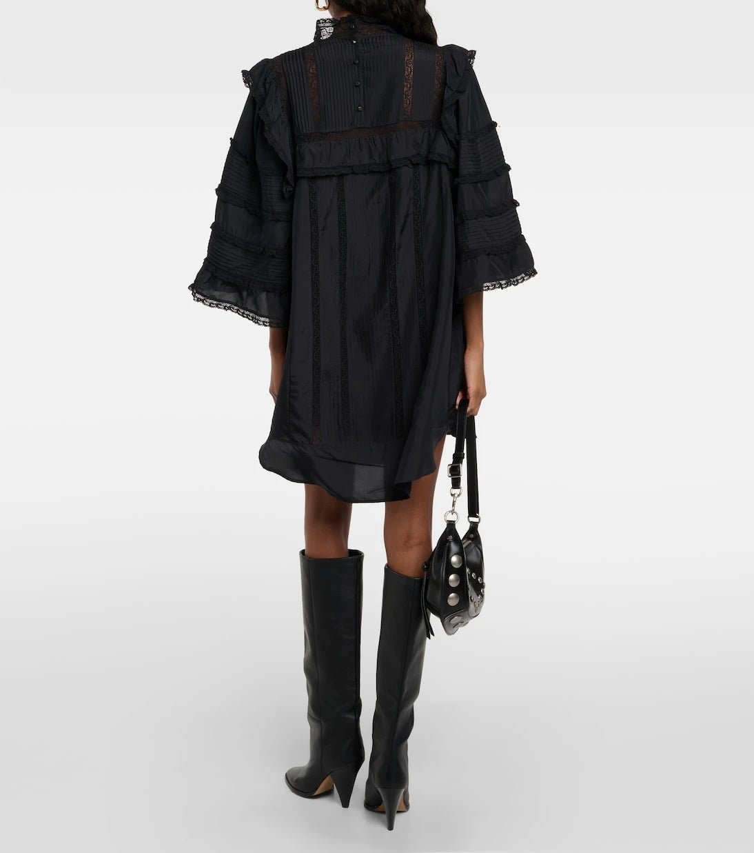 Isabel Marant - Zakae ruffle-trimmed silk minidress