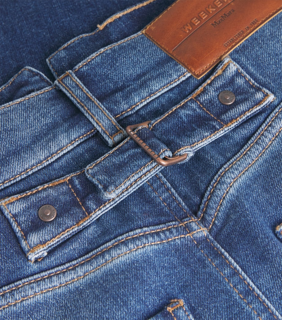 Weekend Max Mara Blue Denim Maxi Skirt