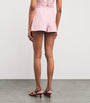 Pink Wrap Tailored Shorts