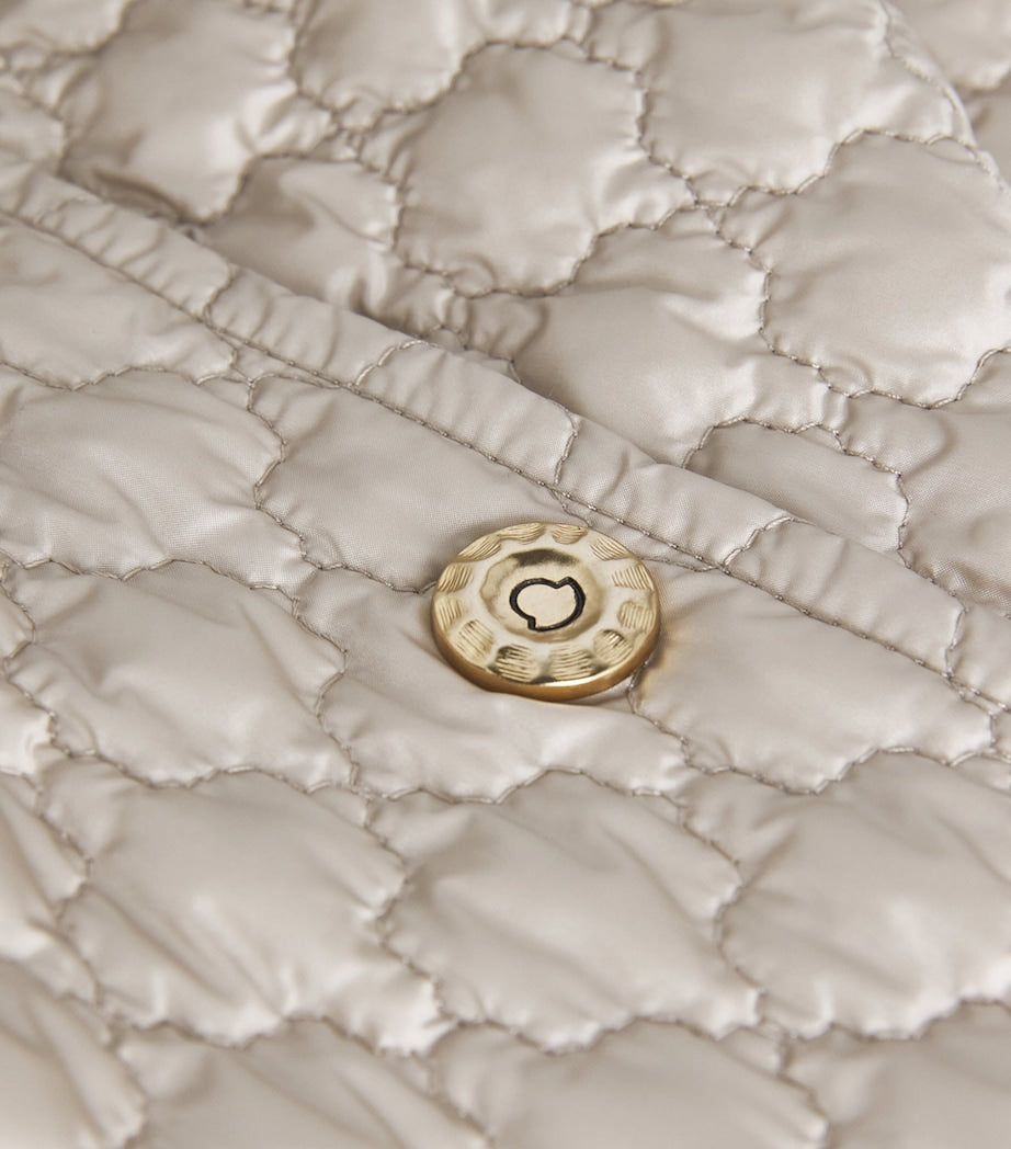 Moncler Brown Down Water-Repellent Belted Raray Jacket