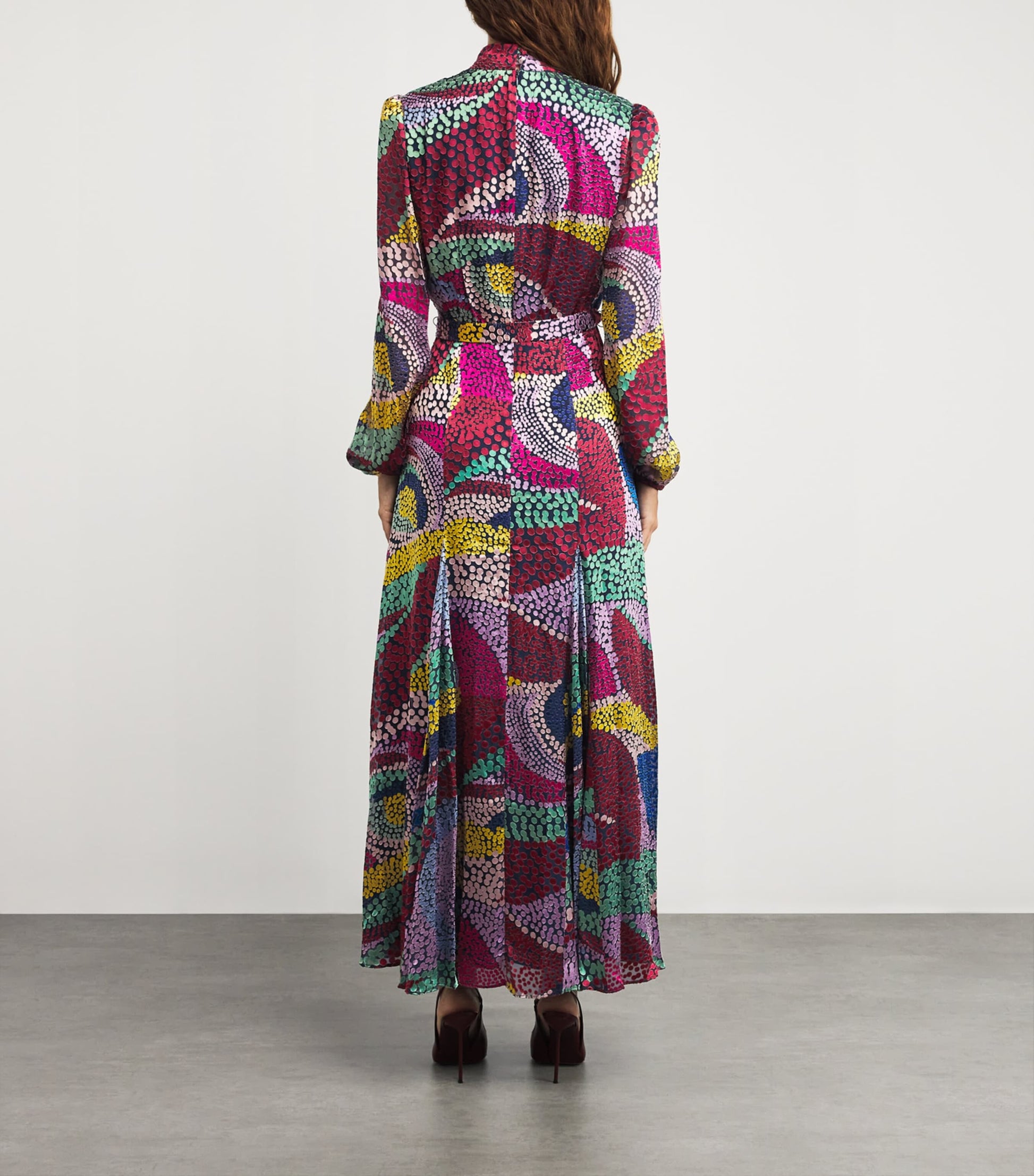 Silk Jacqui B Midi Dress