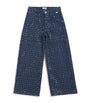 Sparkle Sequin Wide-Leg Jeans (2-14 Years)