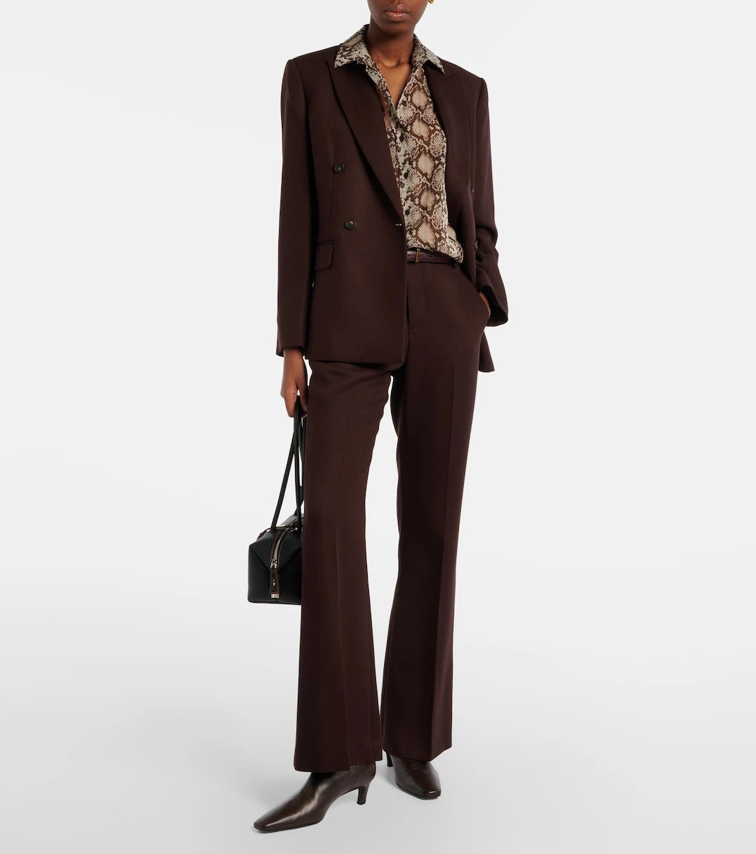 Nili Lotan - Gaia snake-print silk shirt