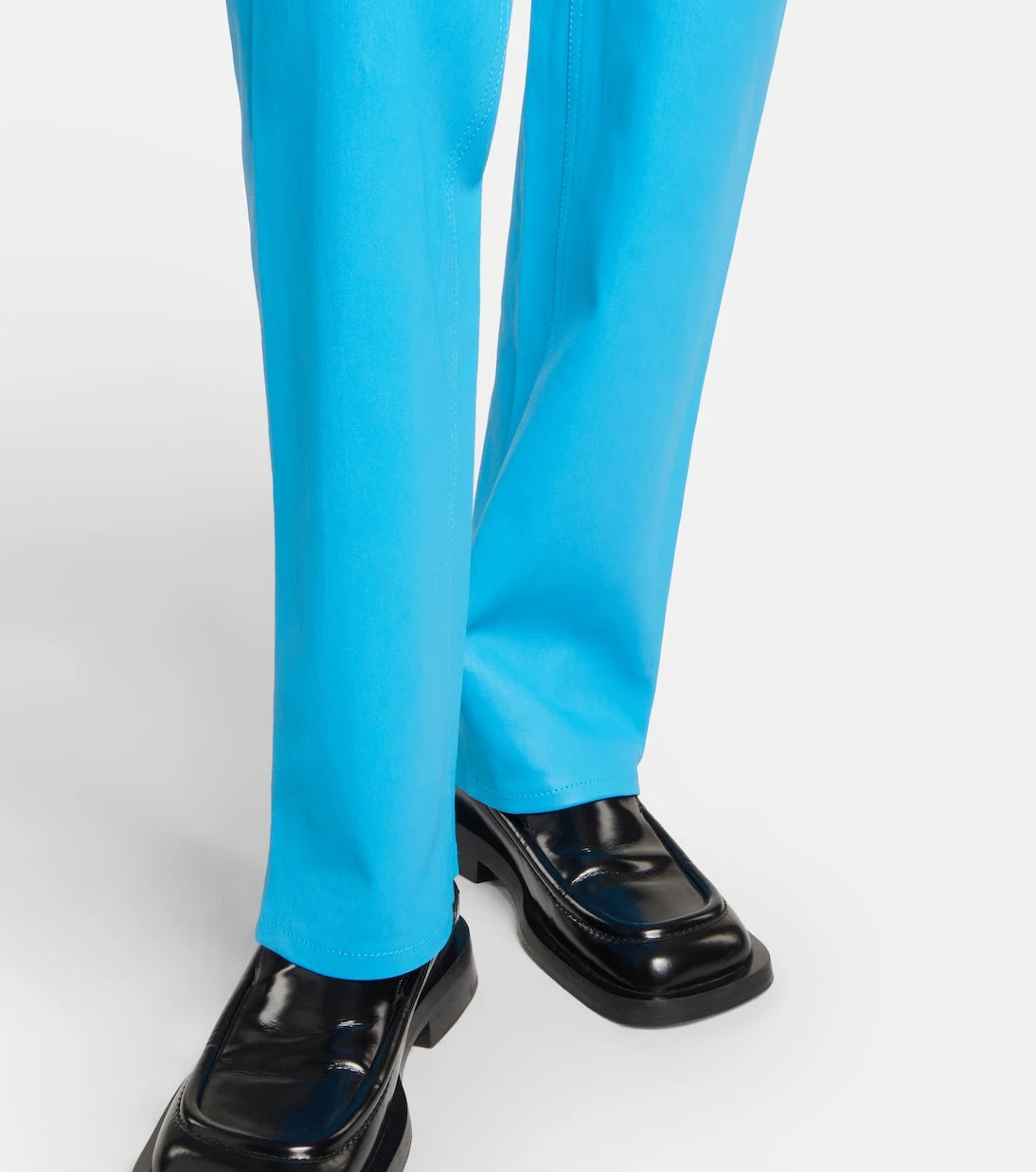 Stouls - Terry high-rise straight leather pants