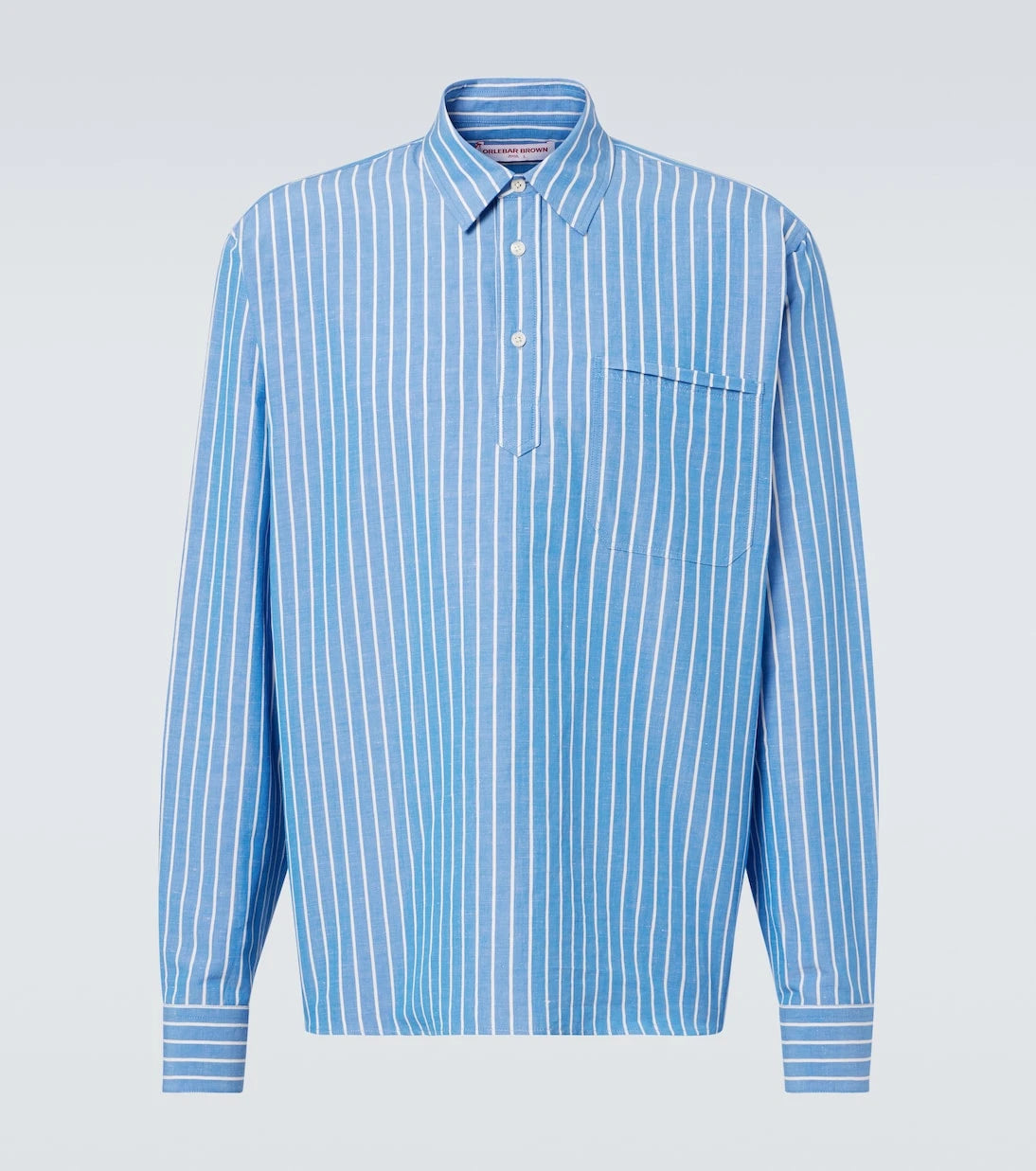 Orlebar Brown - Striped linen and cotton shirt