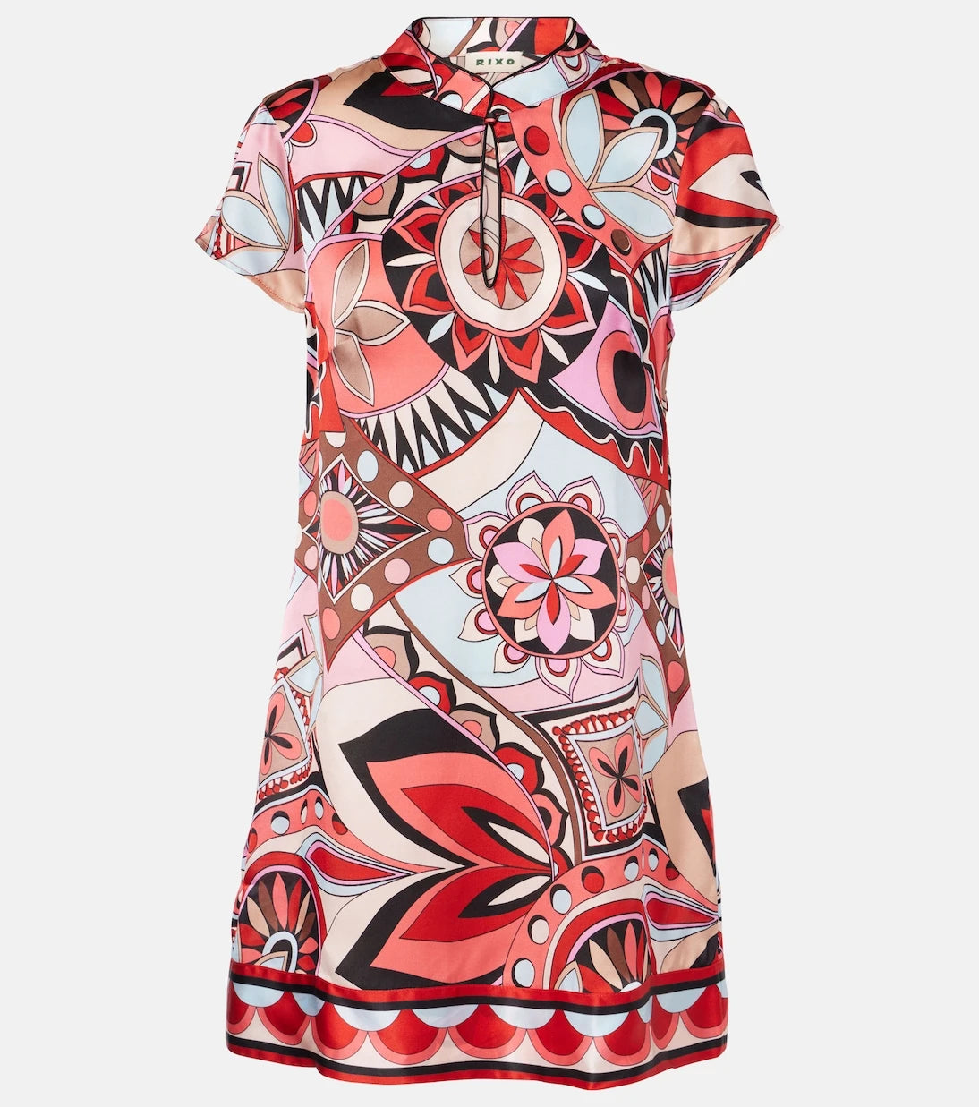 Rixo - Printed silk minidress