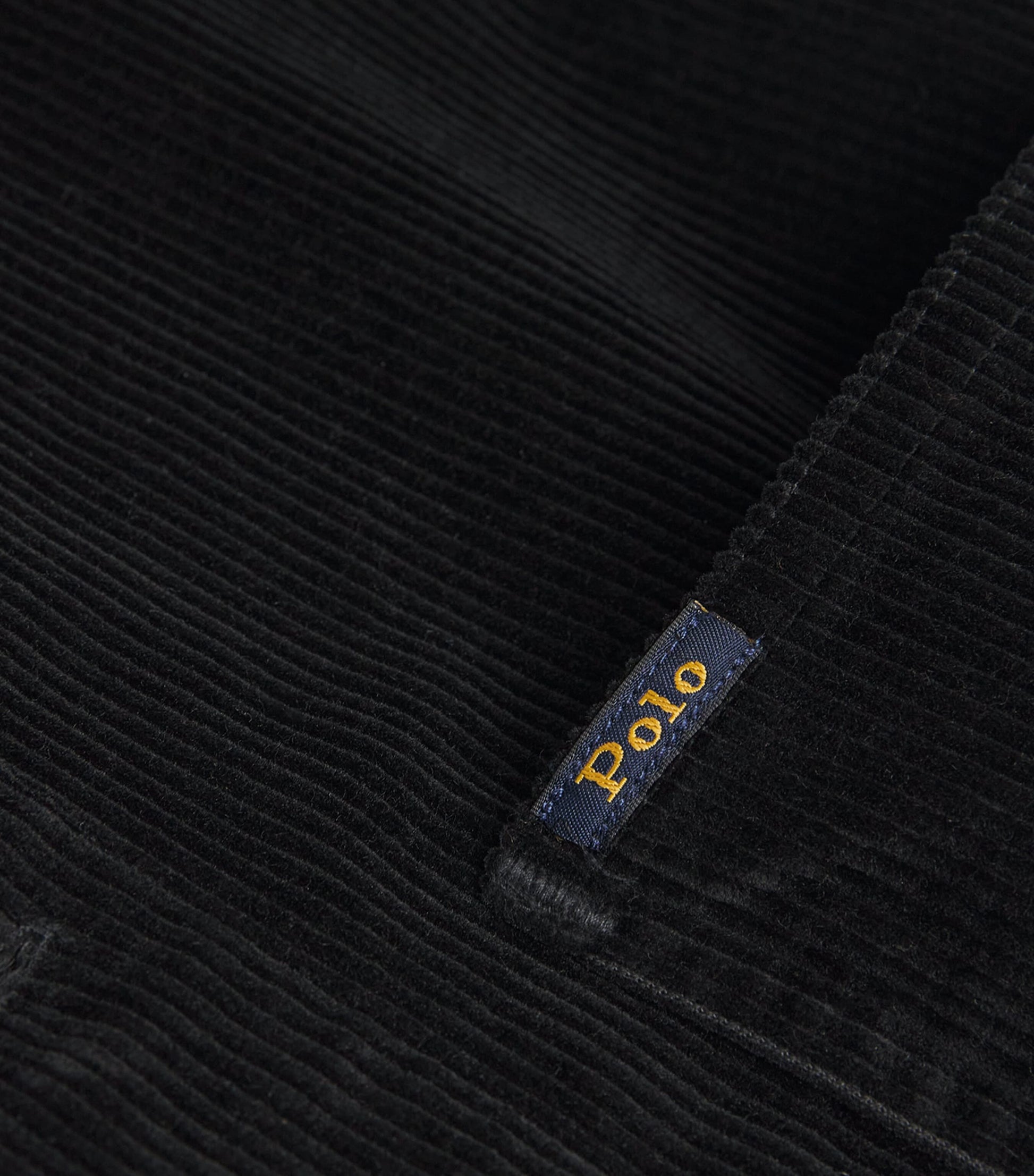 Polo Ralph Lauren Black Corduroy Utility Overshirt