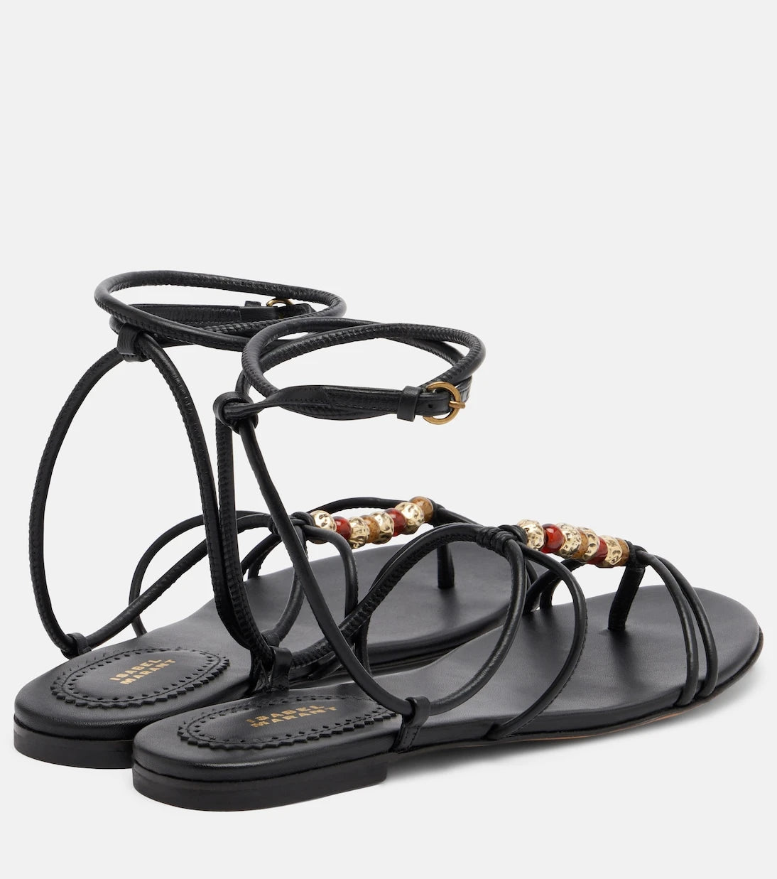 Isabel Marant - Yctoria beaded leather sandals