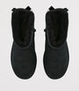 UGG Black Suede Mini Bailey Bow II