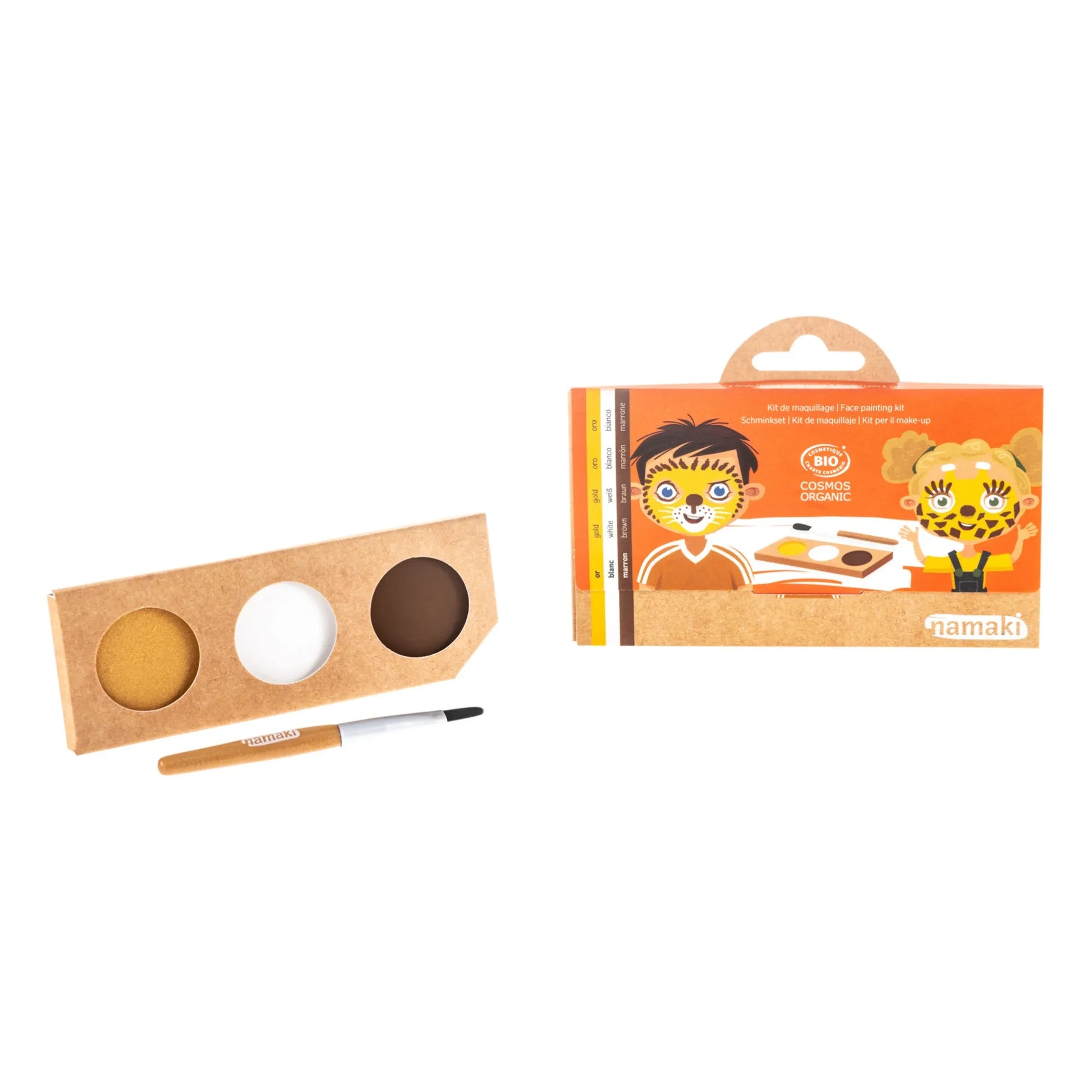 Namaki - Lion & Giraffe 3 Shades Makeup Kit | Gold