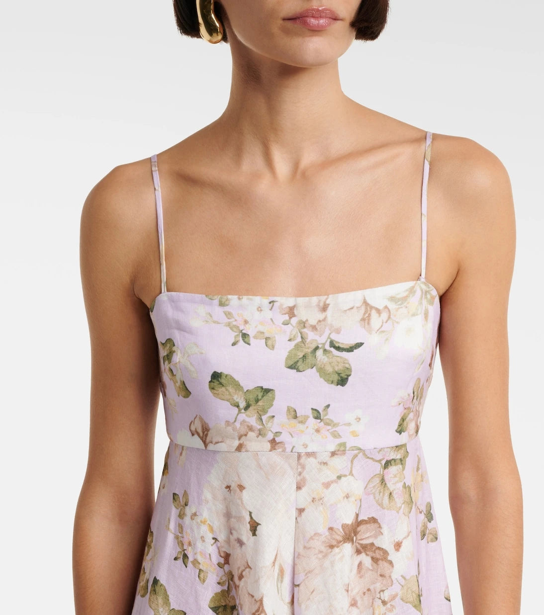 Zimmermann - Acacia floral linen midi dress