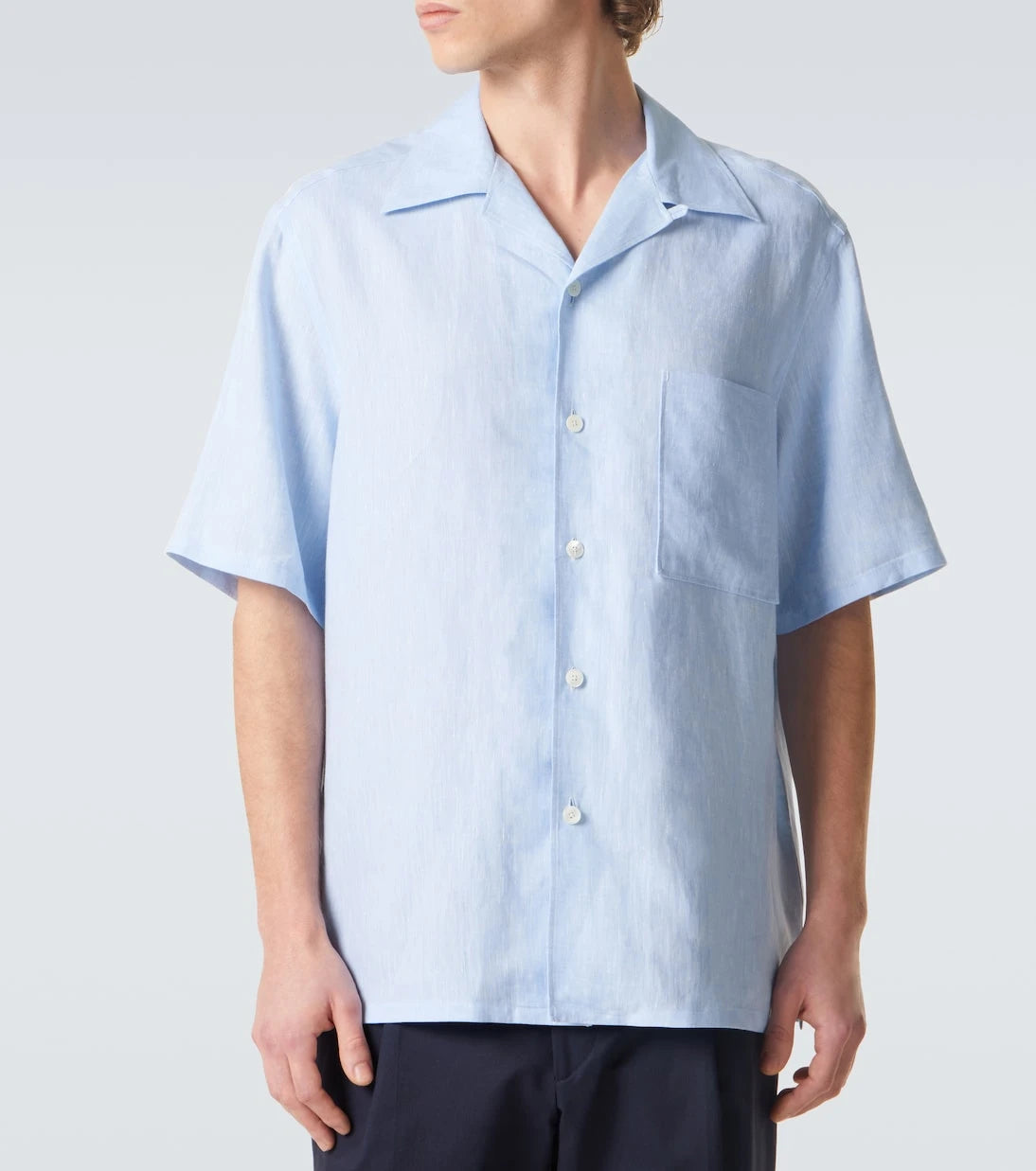 Zegna - Linen bowling shirt
