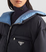 Prada Black Collared Puffer Jacket