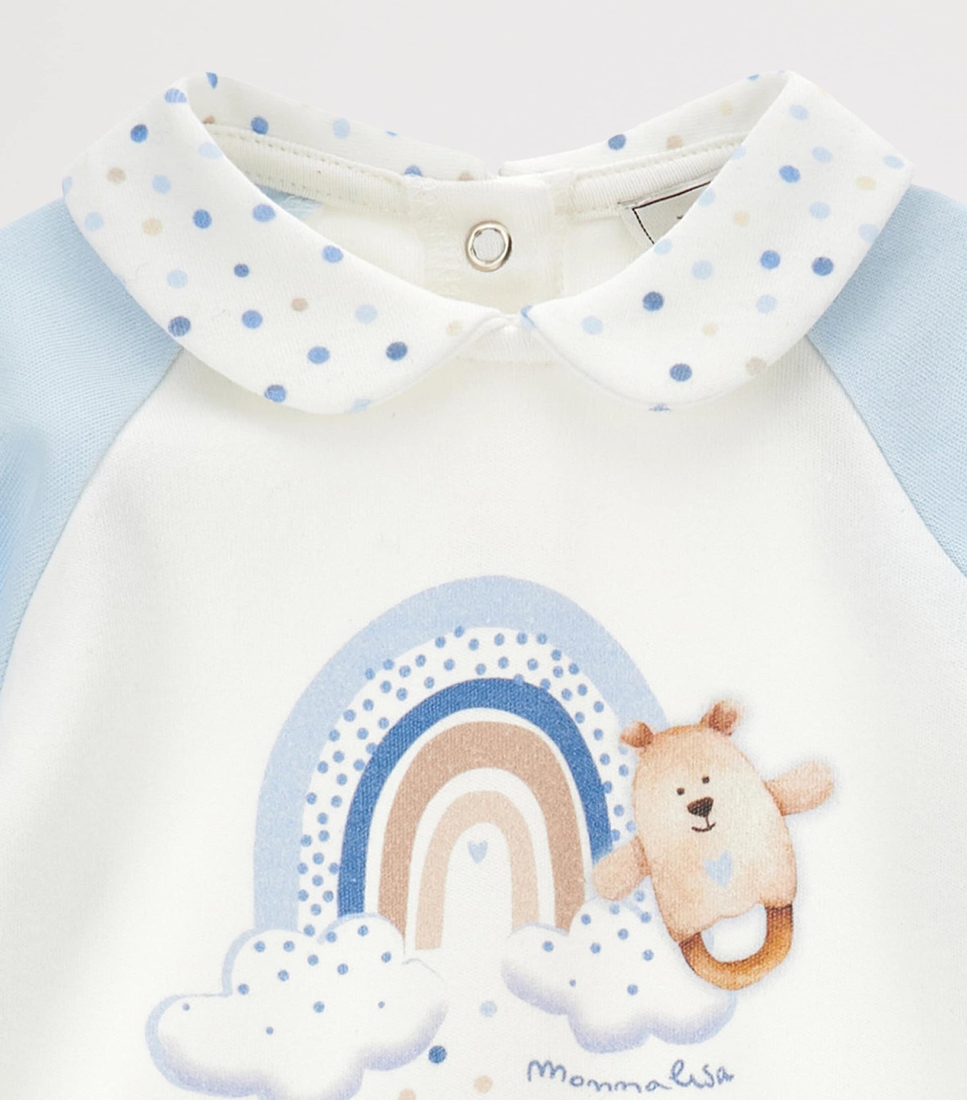 Cotton All-In-One, Hat and Bib Set (1-9 Months)