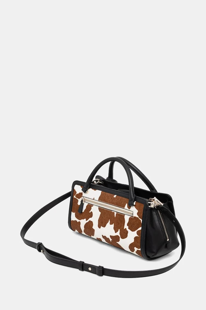 Guess чанта crossbody дамска от велур AUDREY