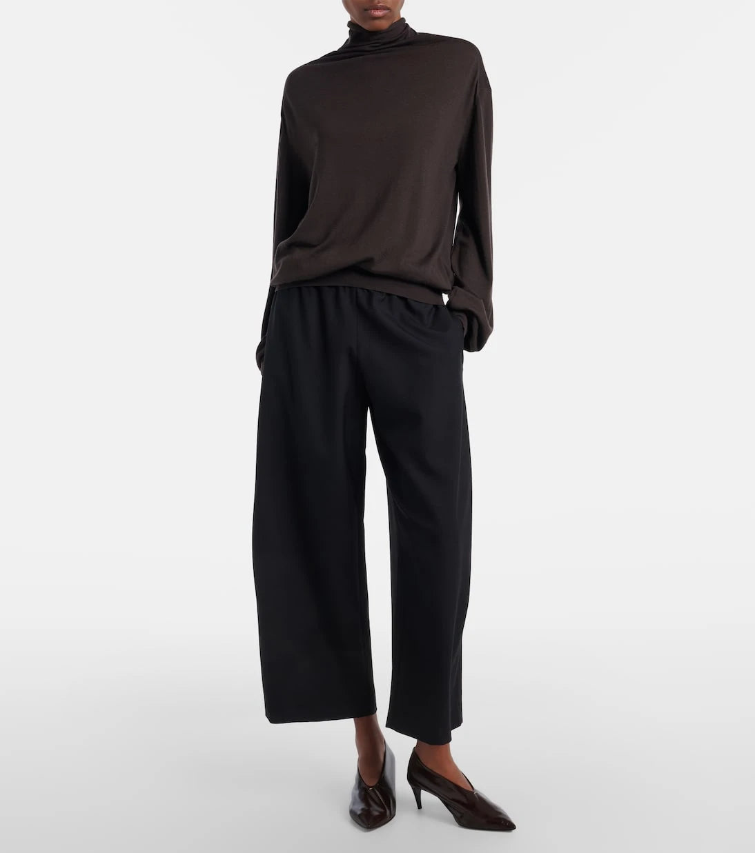 Khaite - Roma virgin wool wide-leg pants
