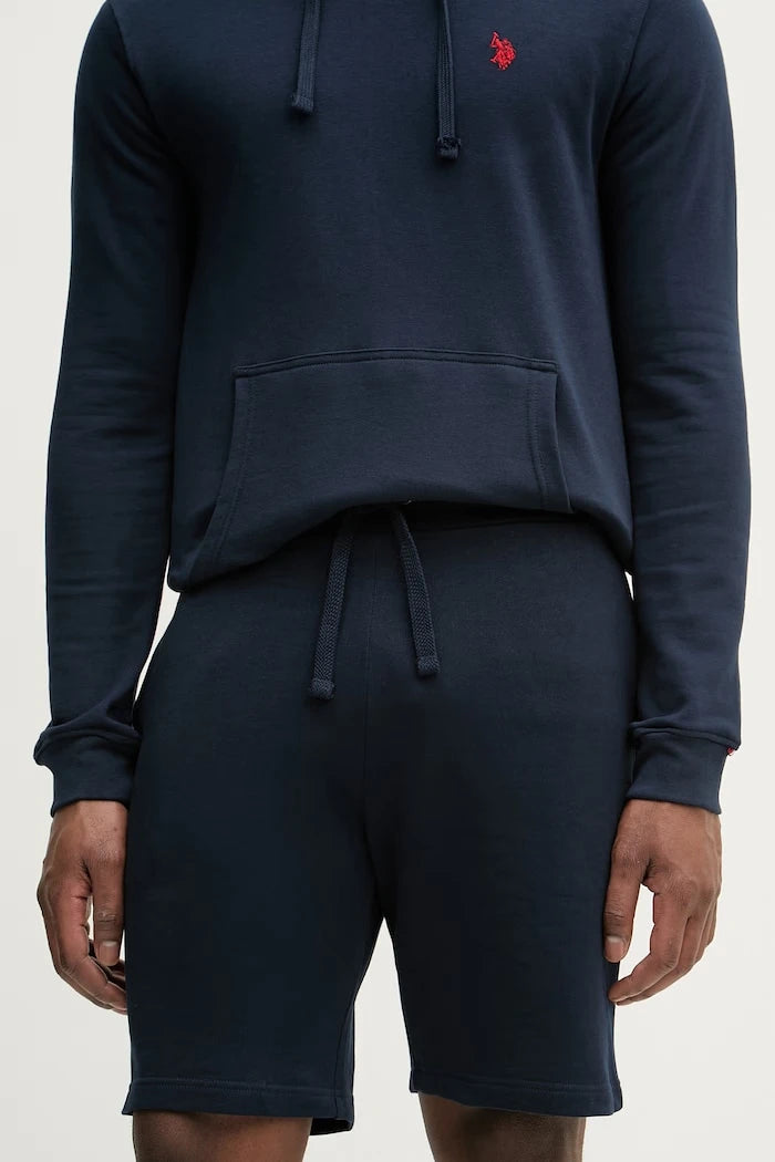 U.S. Polo Assn. erkek pamuklu kısa eşofman şortu DHM LB SWEAT