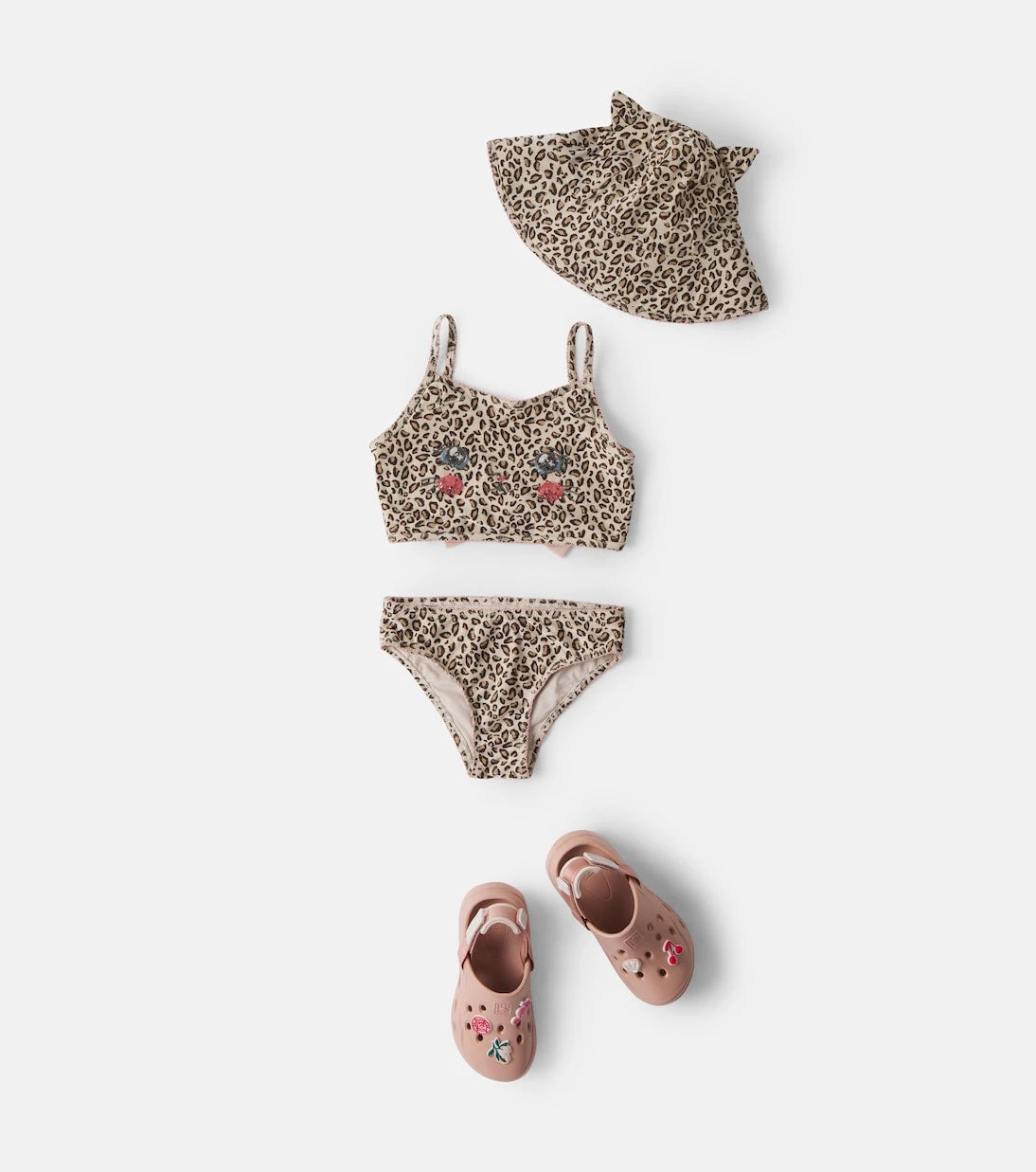 Konges Sløjd - Kitty leopard-print sequined bikini