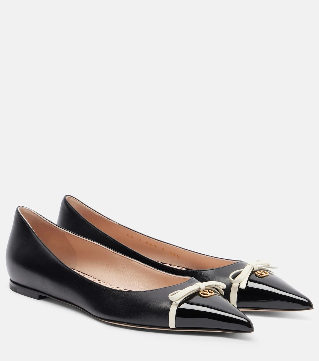 Valentino Garavani - Bepointy leather ballet flats