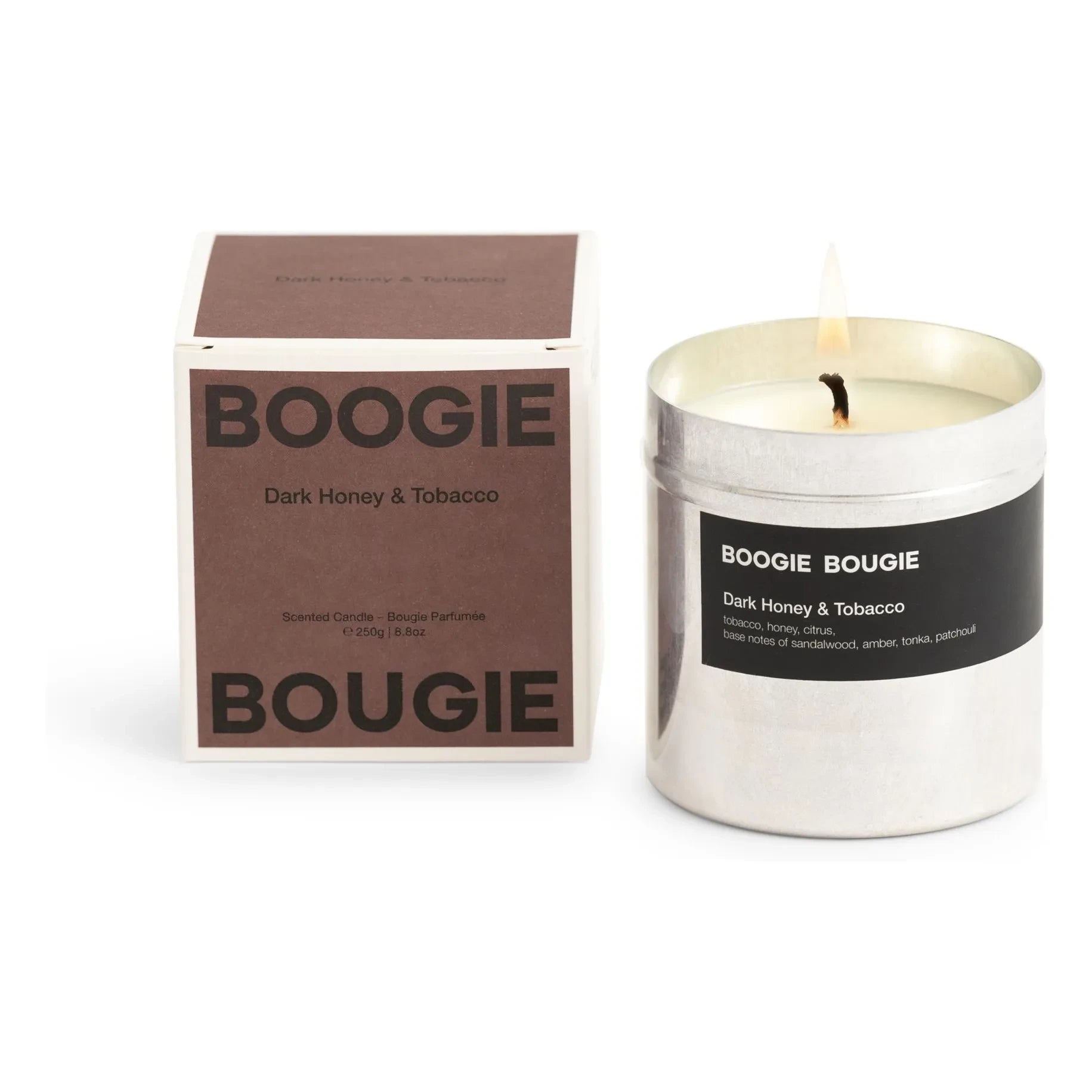 Boogie Bougie - Dark Honey &amp; Tobacco candle