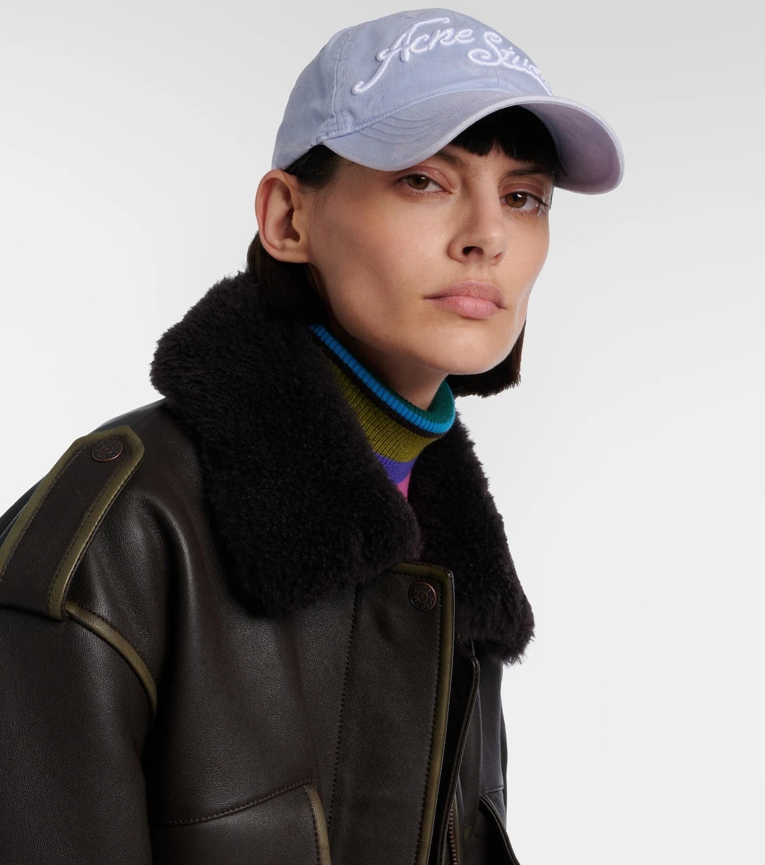 Acne Studios - Logo denim baseball cap