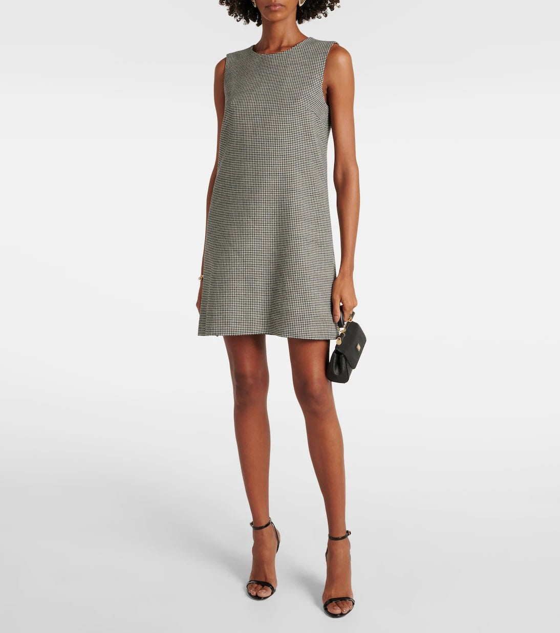 Dolce&Gabbana - Houndstooth wool minidress