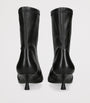 Stuart Weitzman Black Leather Naomi Ankle Boots 50