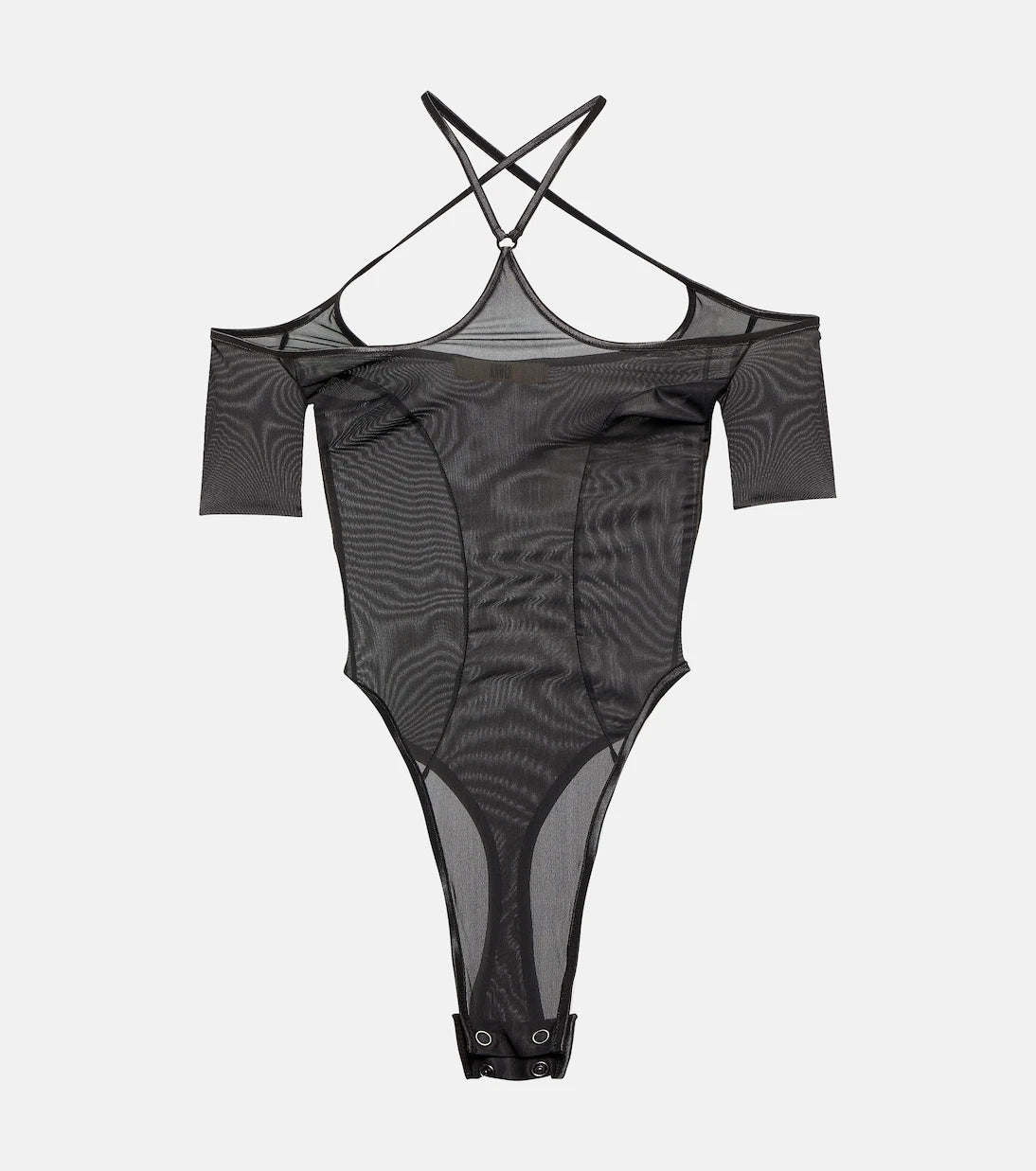 KNWLS - Halterneck mesh bodysuit