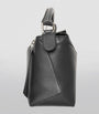 LOEWE Black Small Leather Puzzle Edge Top-Handle Bag