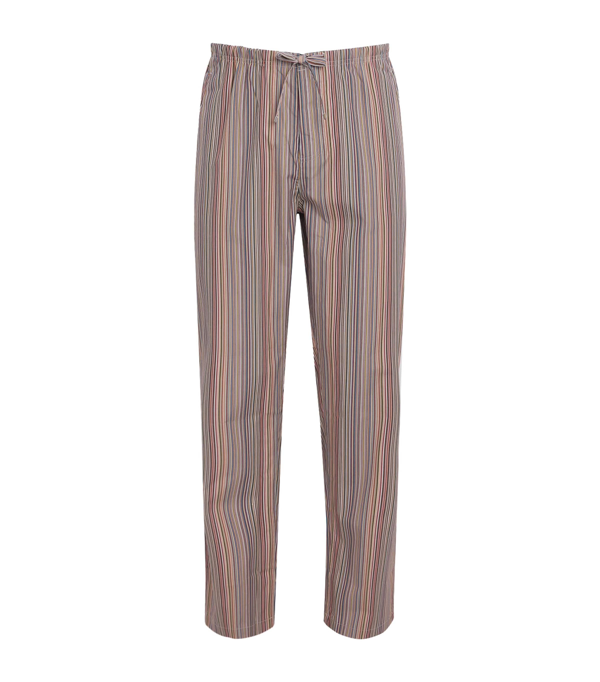 Cotton Signature Stripe Pyjama Trousers