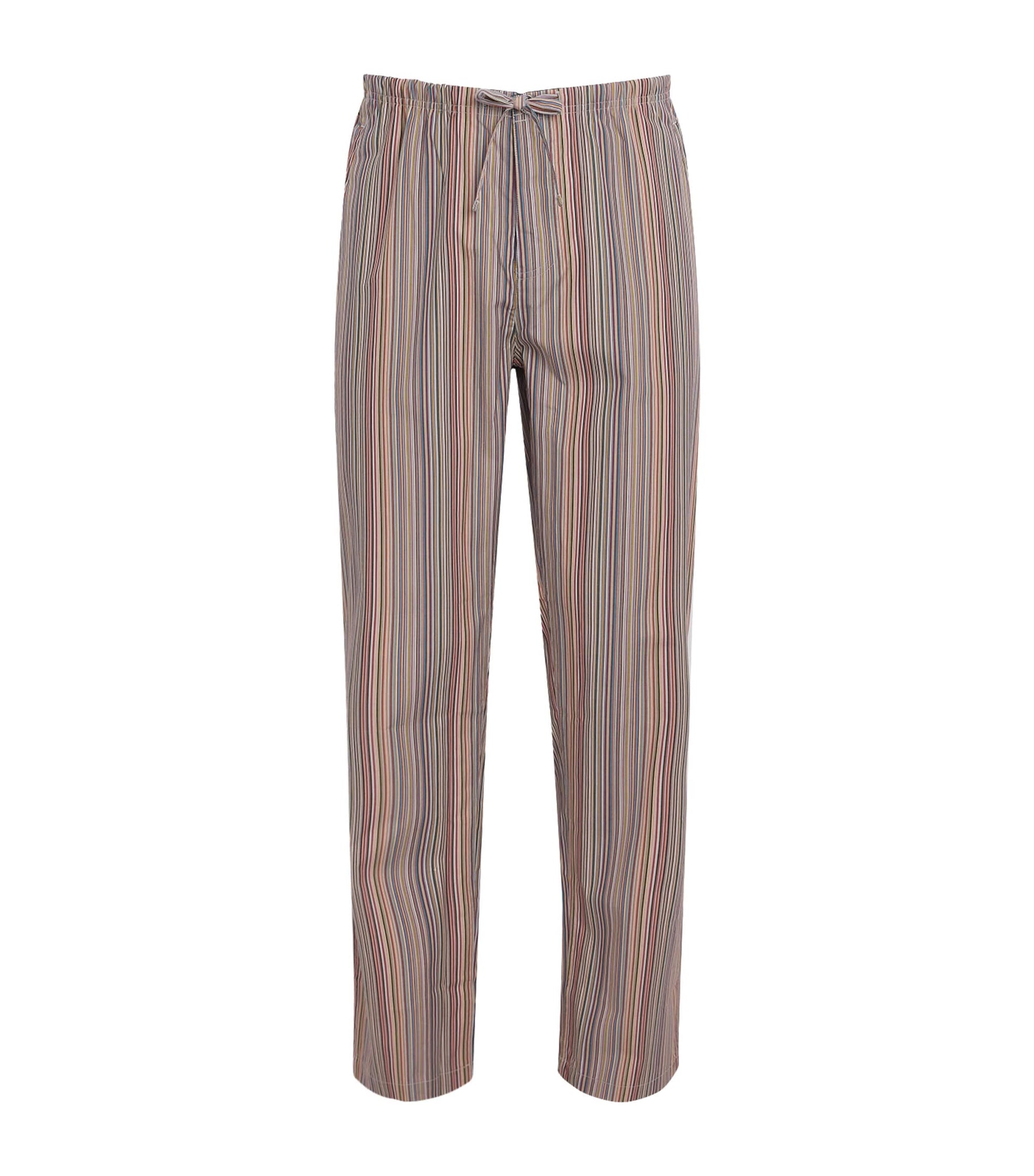 Cotton Signature Stripe Pyjama Trousers