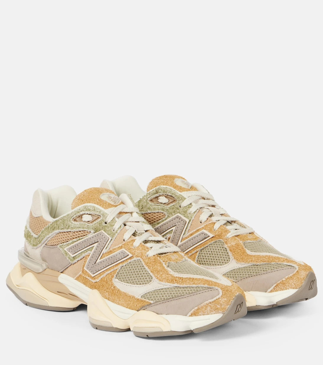 New Balance - 9060 leather-trimmed sneakers