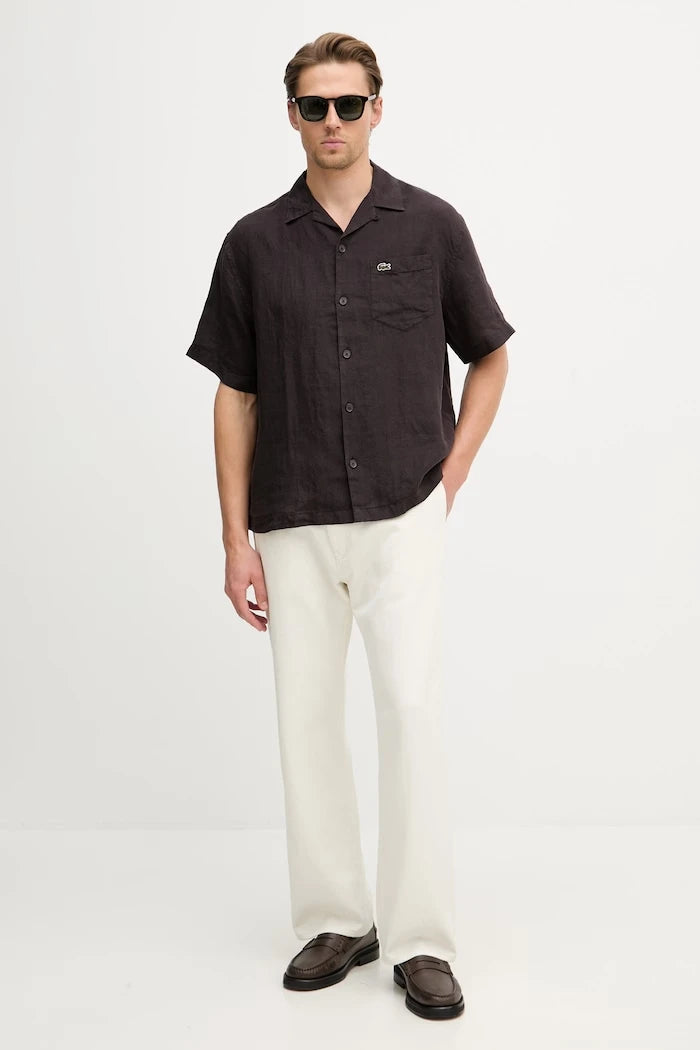 Lacoste риза мъжка от лен