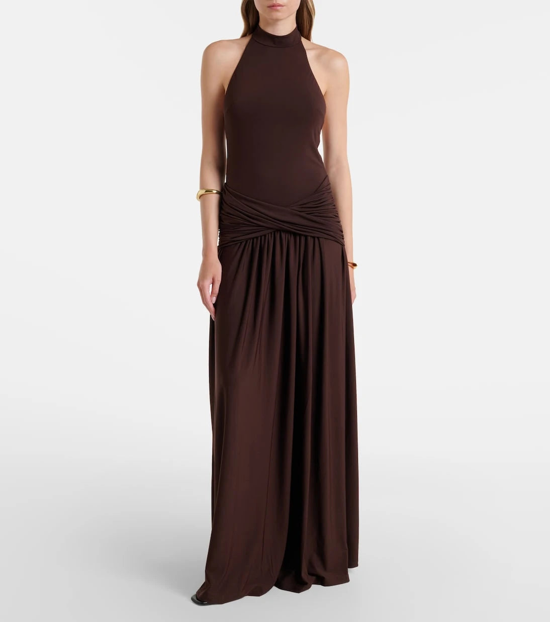 Bananhot - Zoya halterneck maxi dress