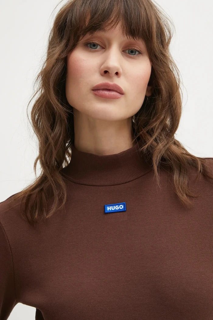 Hugo Blue Easy Longsleeve_B Uzun Kollu Bluz