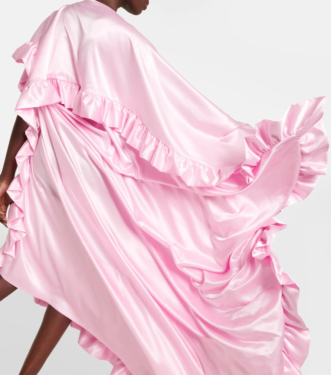 Acne Studios - Ruffled one-shoulder satin dress