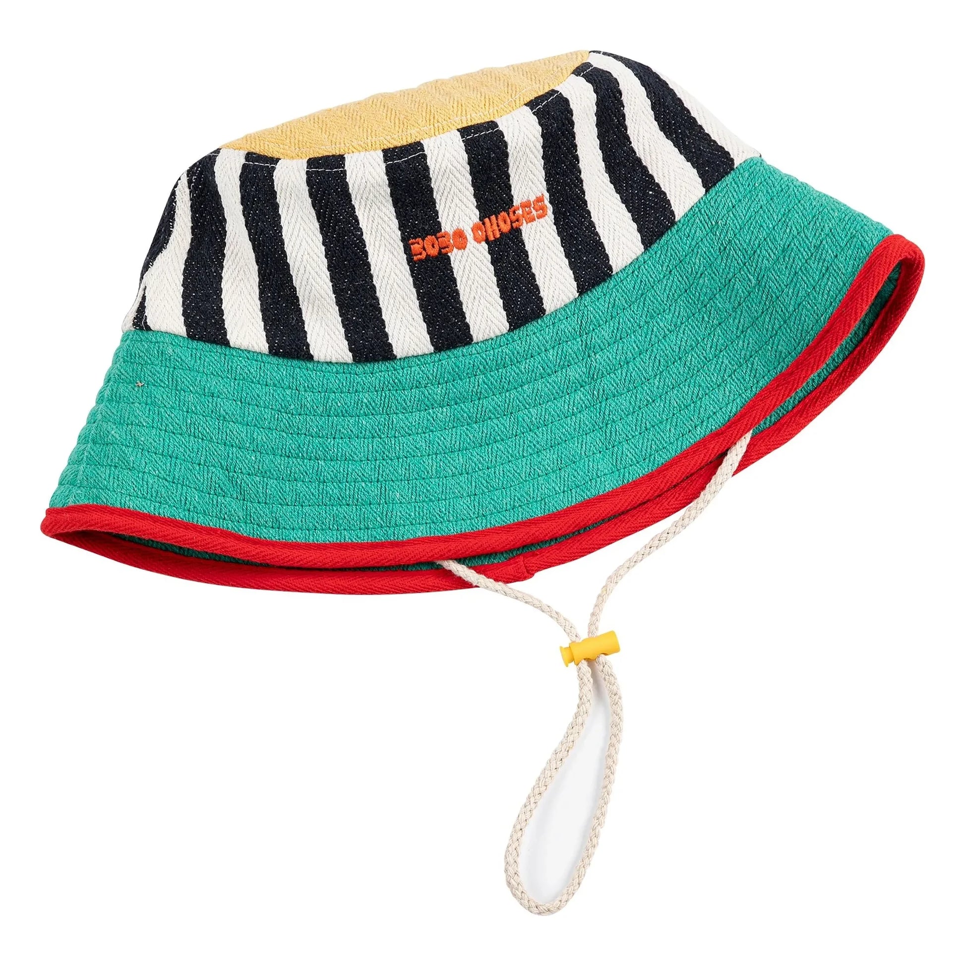 Bobo Choses - Color Block Recycled Cotton Hat | Blue