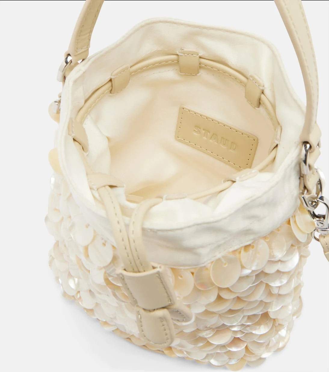 Staud - Lila Mini embellished bucket bag