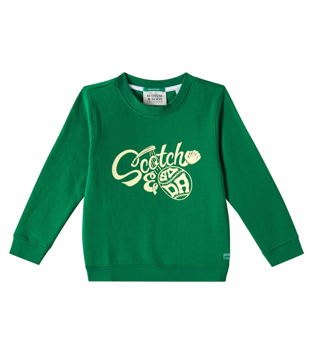 Scotch & Soda Kids - Logo cotton sweatshirt