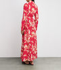 Hayley Menzies Red Silk Jimi Maxi Dress