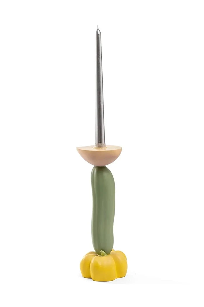 Декоративен свещник Seletti Vitamin Cucumber