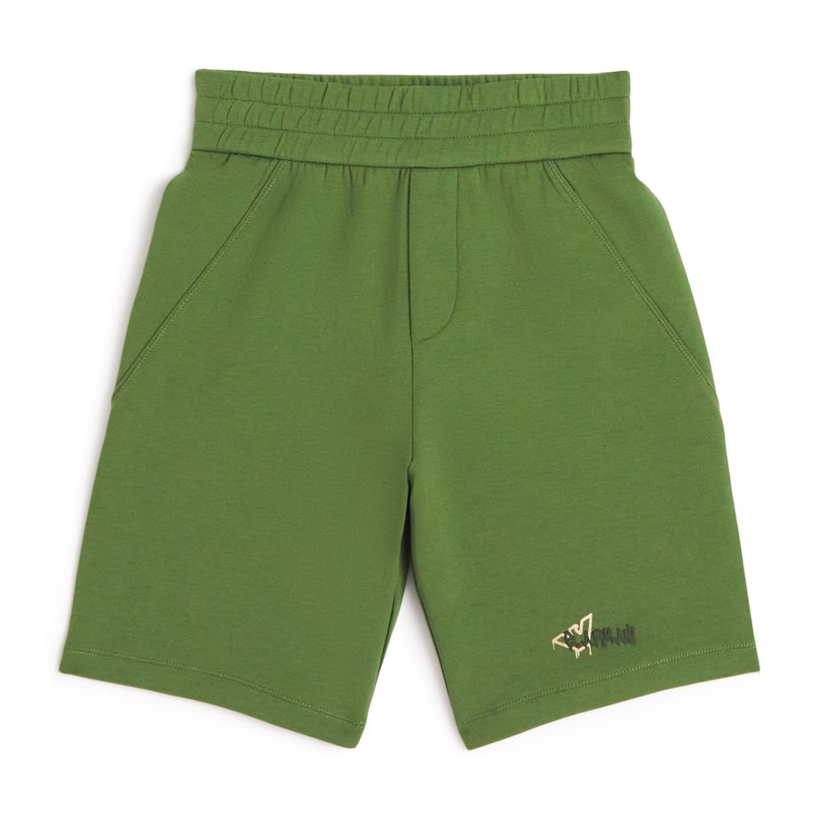 Emporio Armani Kids Logo Print Sweatshorts (4-16 Years)