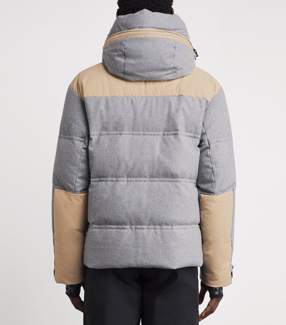 Bogner Grey Down-Filled Wali Ski Jacket