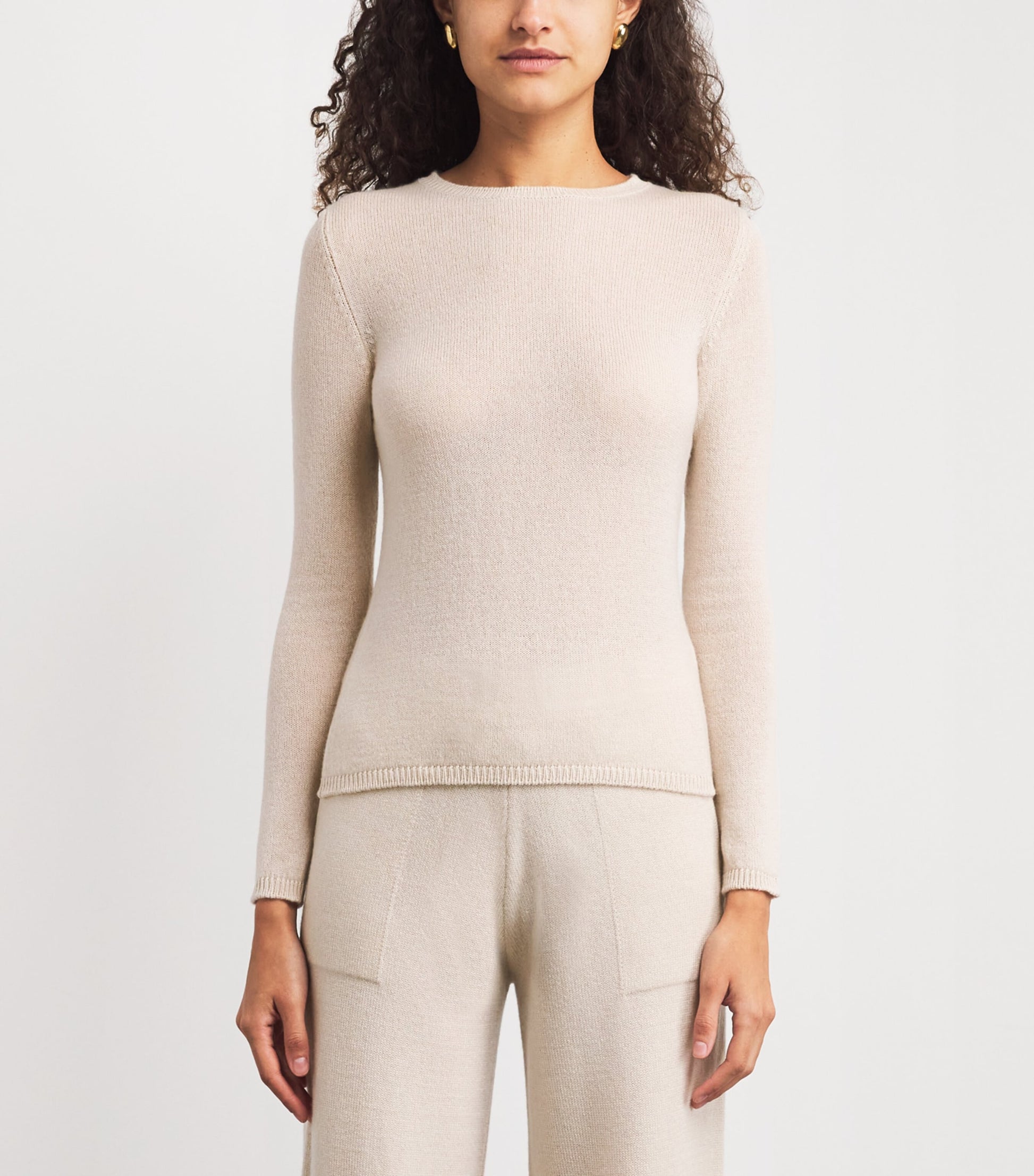 Eleventy Beige Cashmere Sweater