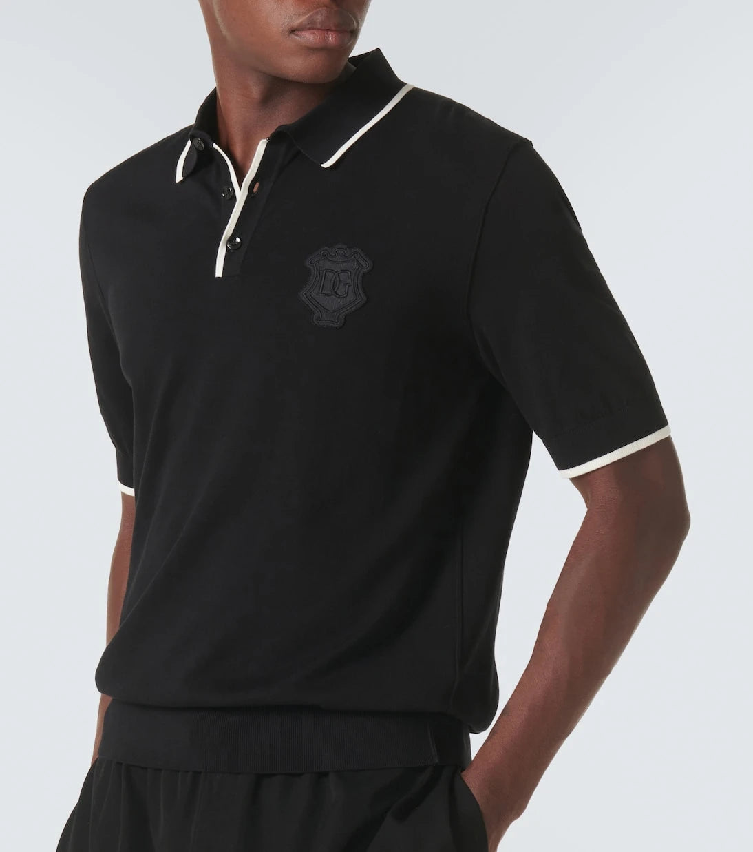 Dolce&Gabbana - Logo cotton polo shirt