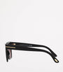 TOM FORD Black Acetate Winona Cat Eye Sunglasses