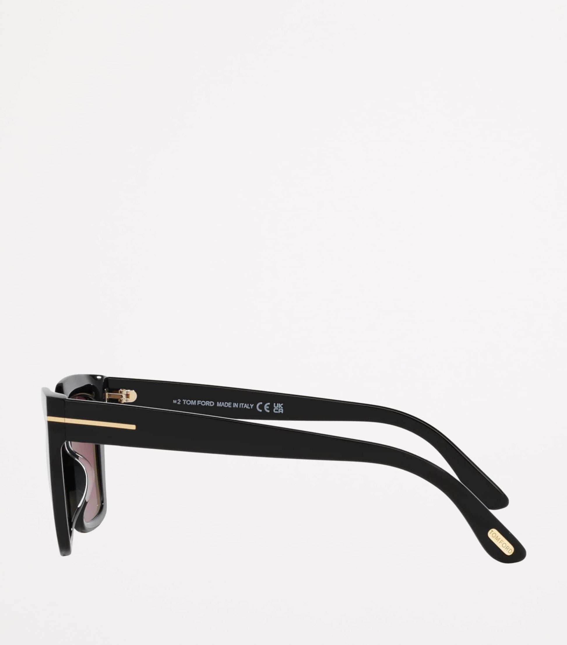 TOM FORD Black Acetate Winona Cat Eye Sunglasses